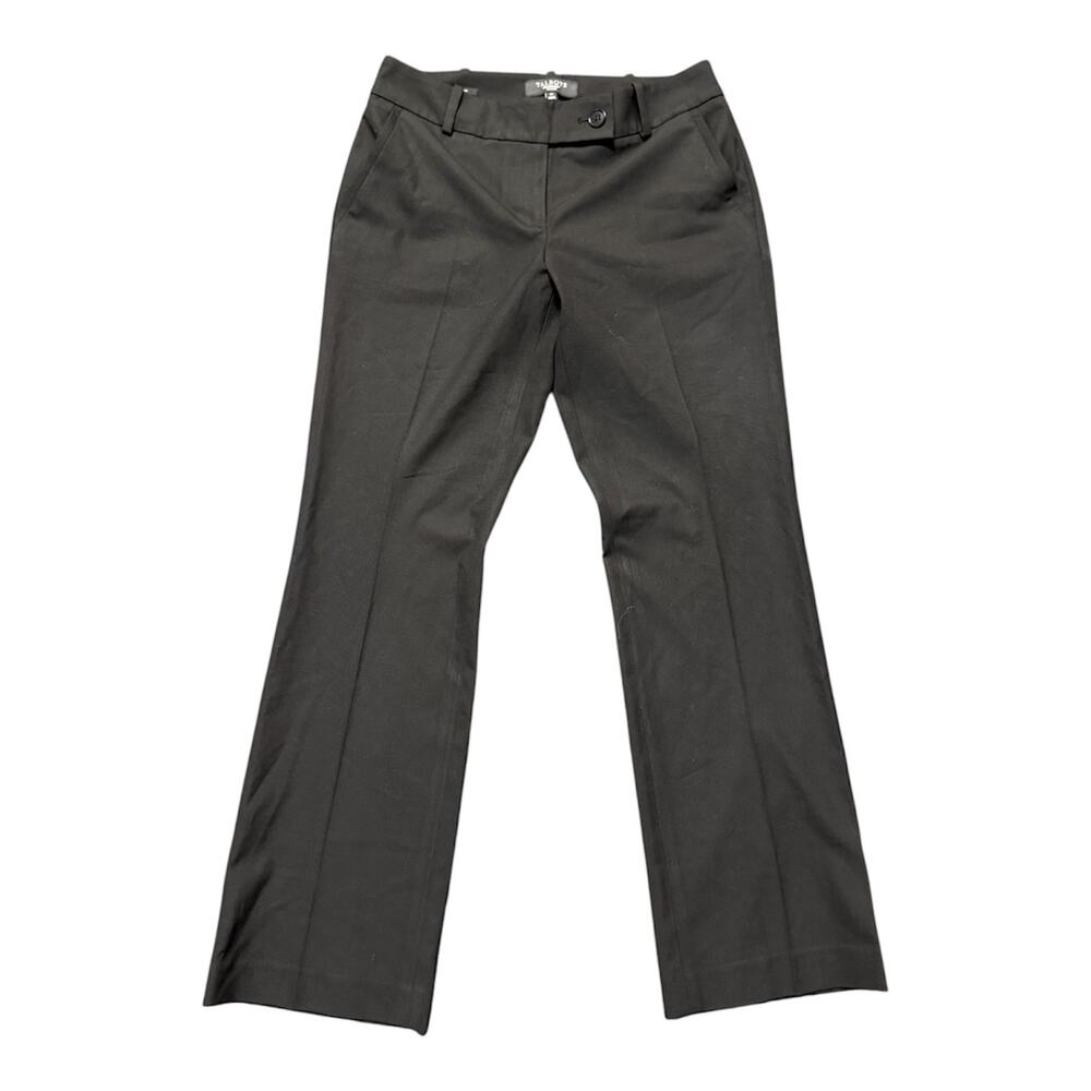 Talbots Black Tailored Straight Leg Dress Pants Trousers Women's Size 4P ofice